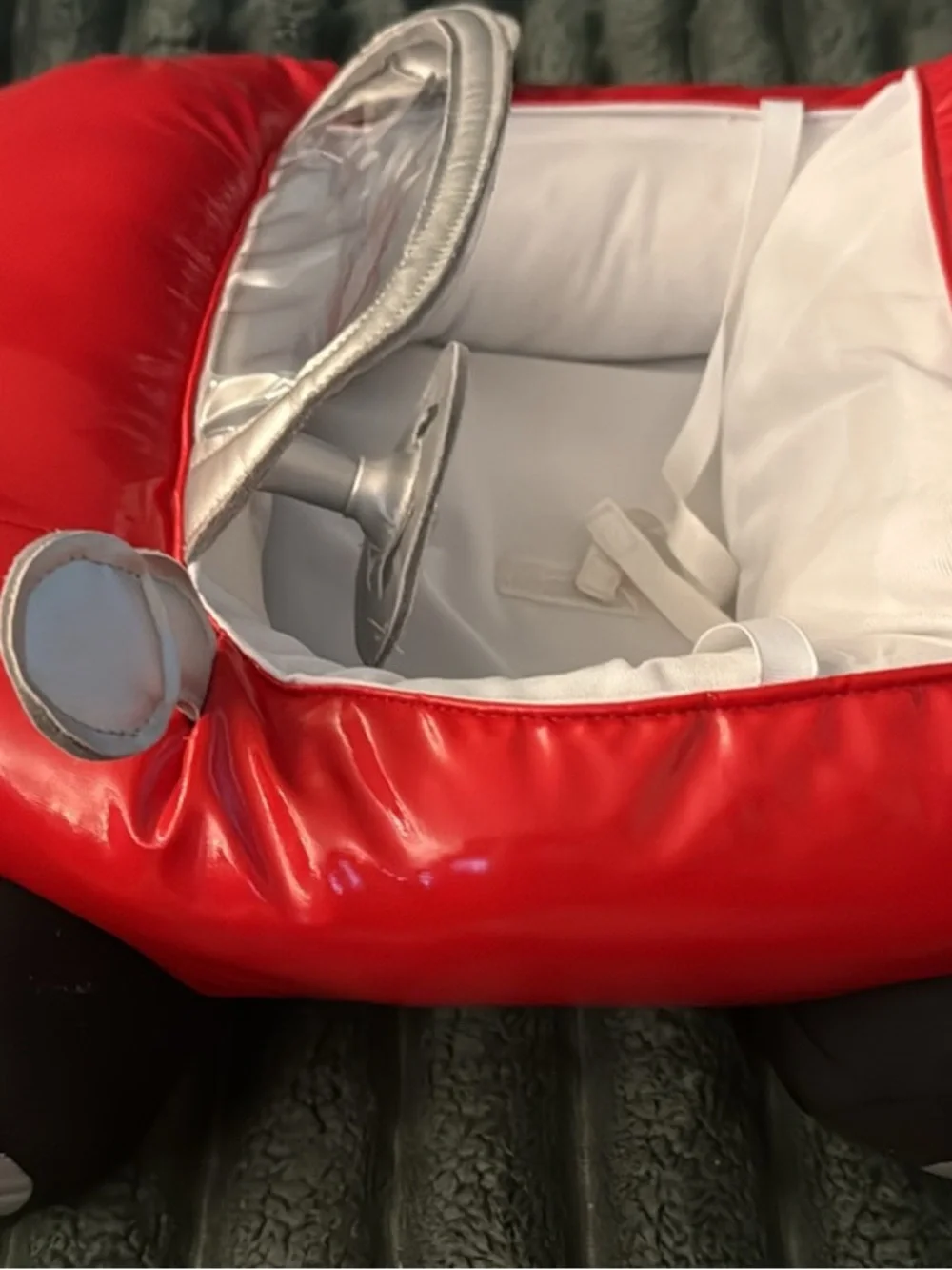 Build A Bear Red Inflatable Ride-On Car Retired